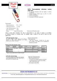 AVTA Thermostatically Self-acting Cooling Water Valve