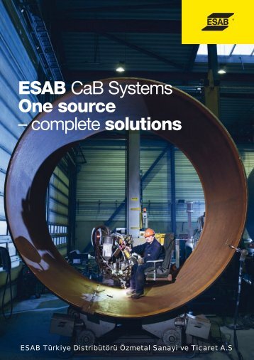 ESAB CaB Systems One source – complete solutions