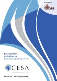 Procurement Guideline for - Cesa