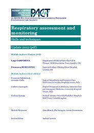 Respiratory assessment and monitoring - PACT - ESICM