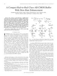 A Compact Rail-to-Rail Class-AB CMOS Buffer With ... - IEEE Xplore