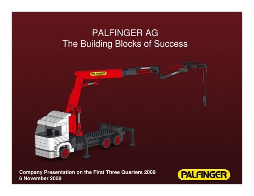 Q1âQ3 2008 - PALFINGER