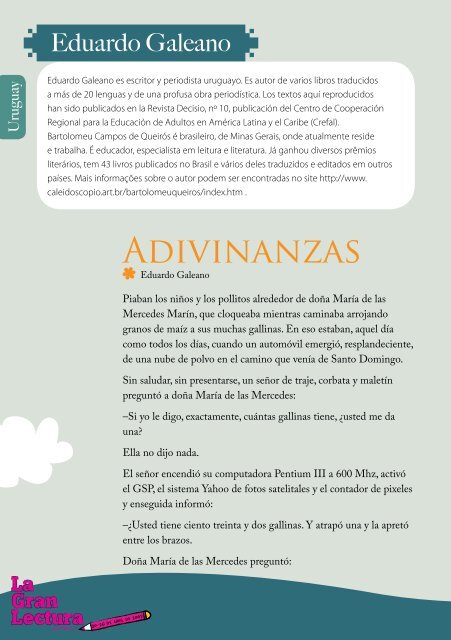 Adivinanzas - Global Campaign for Education