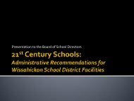 Facilities Presentation - Wissahickon School District