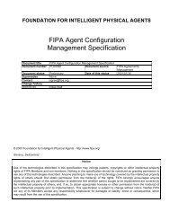 FIPA Agent Configuration Management Specification