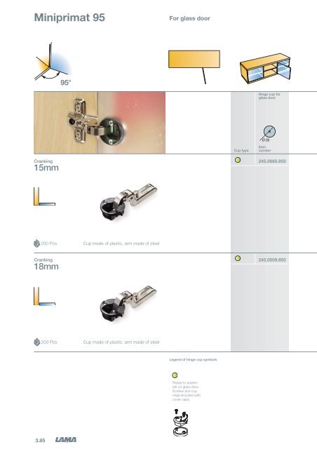 3 - Concealed Hinges - Tekform