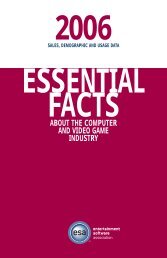 2006 Essential Facts about the Computer and Video Game Industry