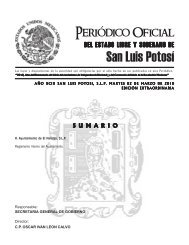 Reglamento Interno del H. Ayuntamiento de El Naranjo, S.L.P. - Cefim