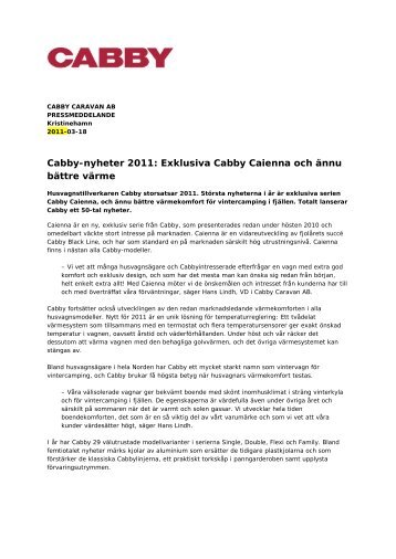Cabby-nyheter 2011: Exklusiva Cabby Caienna och Ã¤nnu bÃ¤ttre ...