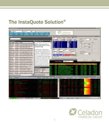 The InstaQuote Solution® - Celadon Financial Group