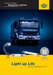 Interior lighting Emergency Vehicles - Hella