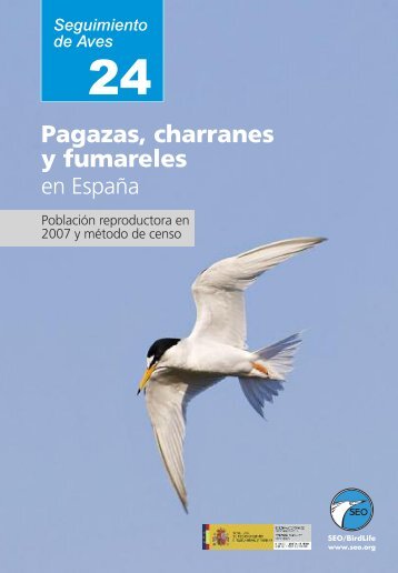 Pagazas, charranes y fumareles en EspaÃ±a - SEO/BirdLife