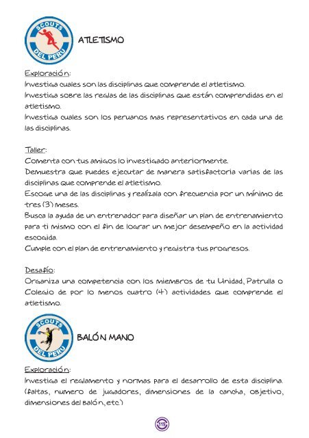 Manual de Especialidades - Scouts del PerÃº