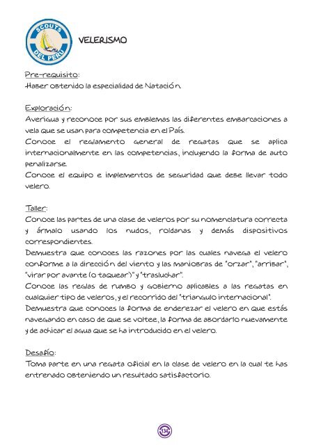 Manual de Especialidades - Scouts del PerÃº