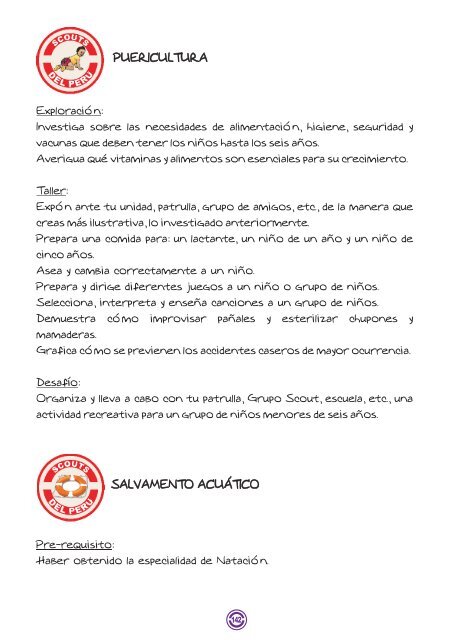 Manual de Especialidades - Scouts del PerÃº