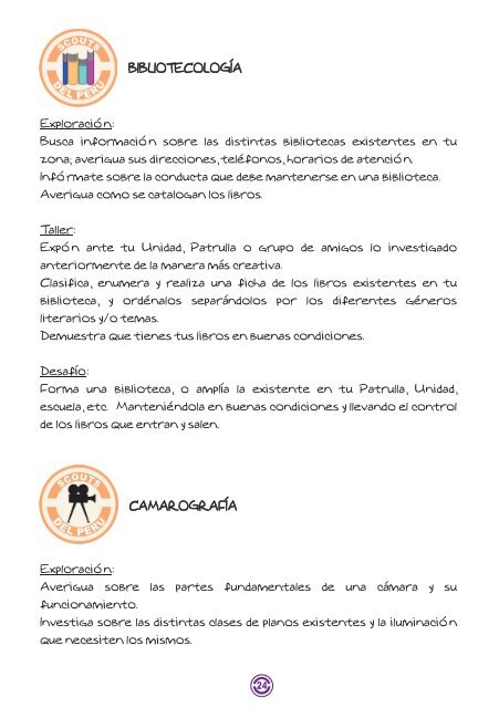 Manual de Especialidades - Scouts del PerÃº