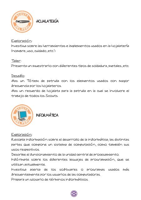 Manual de Especialidades - Scouts del PerÃº