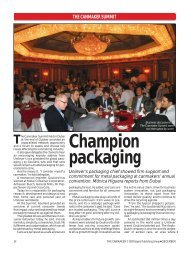 Champion packaging - SPG Events