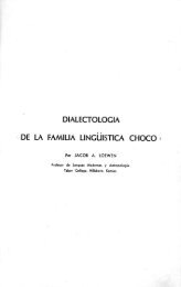 DE LA FAMILIA LINGÜISTICA CHOCO! - Instituto Colombiano de ...