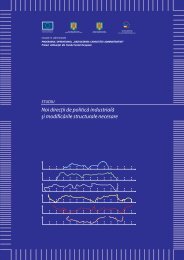 Studiu - Noi direcÈii de PoliticÄ Industrial - Facultatea de Management