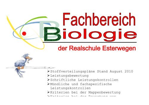 Material Hinweise Schulzentrum Esterwegen