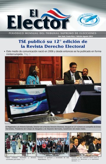 Agosto - Tribunal Supremo de Elecciones