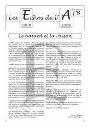 Les Echos de l'AFB 2008-2009 (document pdf 1,5 Mo) - AthÃ©nÃ©e ...