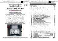 nextGeneration 6.30-5, 7.36-8, 10.36-8 - Schulze Elektronik GmbH