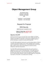Copy of RFP document. - Object Management Group Portals