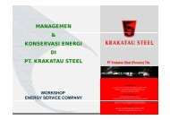 Managemen dan Konversi Energi di PT Krakatau Steel - IESR