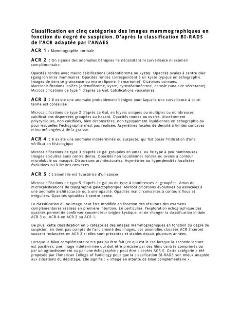 Classification en cinq catégories des images ... - Gyneweb