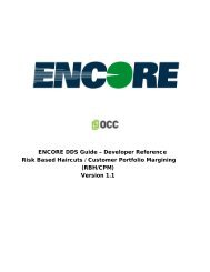 ENCORE - RBH/CPM DDS Guide - The Options Clearing Corporation