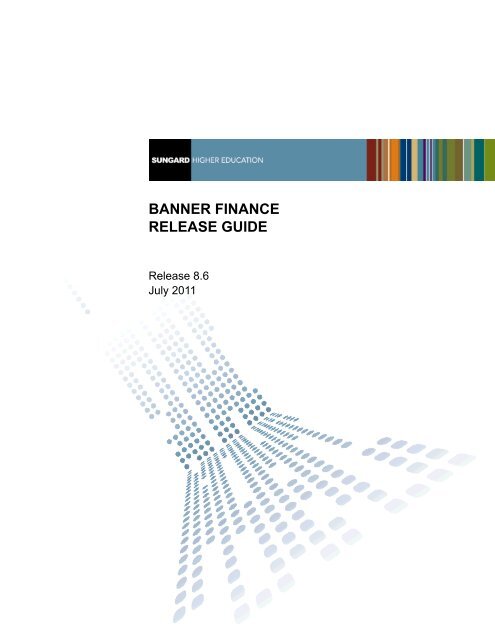 Banner Finance Release Guide 8 6