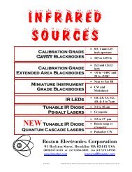 Temperature vs Voltage - Boston Electronics Corporation
