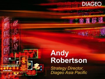 Andy Robertson - Diageo