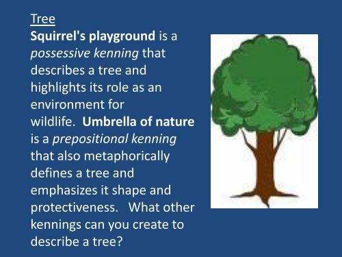 Kennings Anglo-Saxon Metaphors