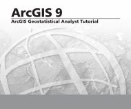 Geostatistical Analyst tutorial PDF - Help for Previous Versions - Esri