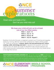 Summer Explorations - Needham Public Schools