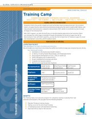 Download Training Camp Datasheet - Teradyne GSO