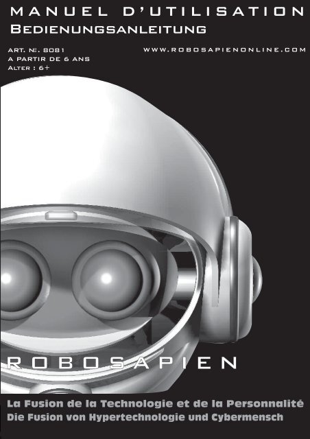 Bedienungsanleitung Wowwee Robosapien Myrobotcenter
