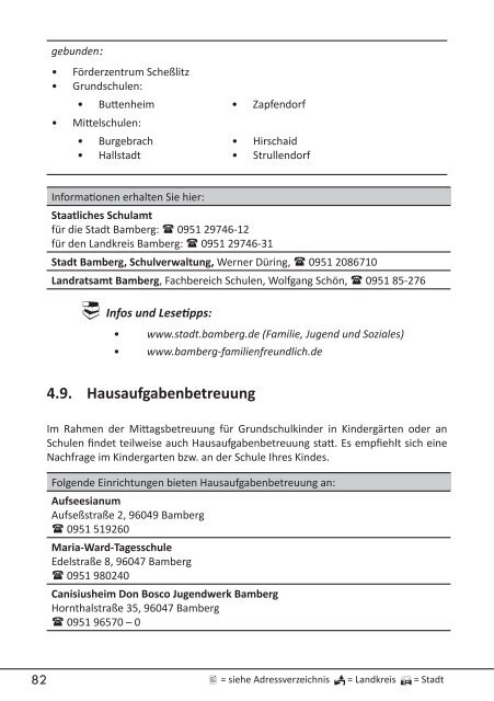 Infos & Lese?pps - Familienregion Bamberg