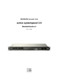 SP 2.5 Analog Controller mit Senseleitung - Seeburg acoustic line