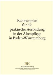 Rahmenplan für die praktische Ausbildung