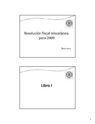 191-RESOLUCION FISCAL Y MISCELANEA PARA ... - Interejecutivos