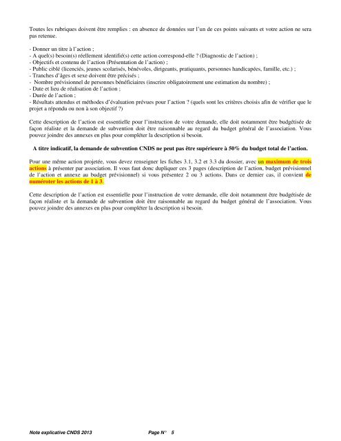 NOTICE EXPLICATIVE â CNDS 2013 - DÃ©partement de l'ArdÃ¨che