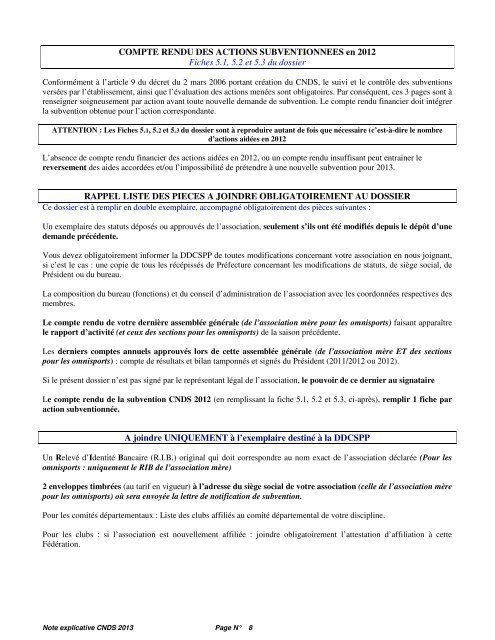 NOTICE EXPLICATIVE â CNDS 2013 - DÃ©partement de l'ArdÃ¨che