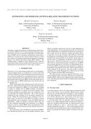 Estimation and Modeling of Pinna-Related Transfer Functions - DEI