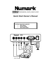 Quick Start Owner's Manual - bse-pro.nl