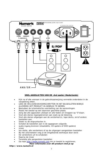 Quick Start Owner's Manual - bse-pro.nl