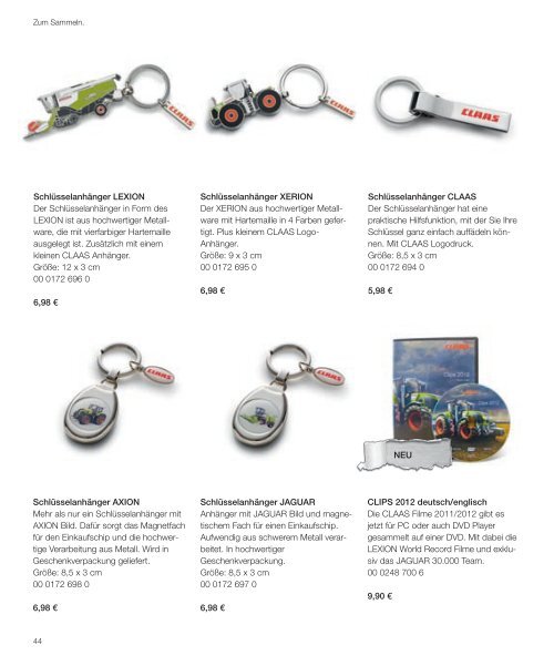 CLAAS Katalog - Wilken Werbung